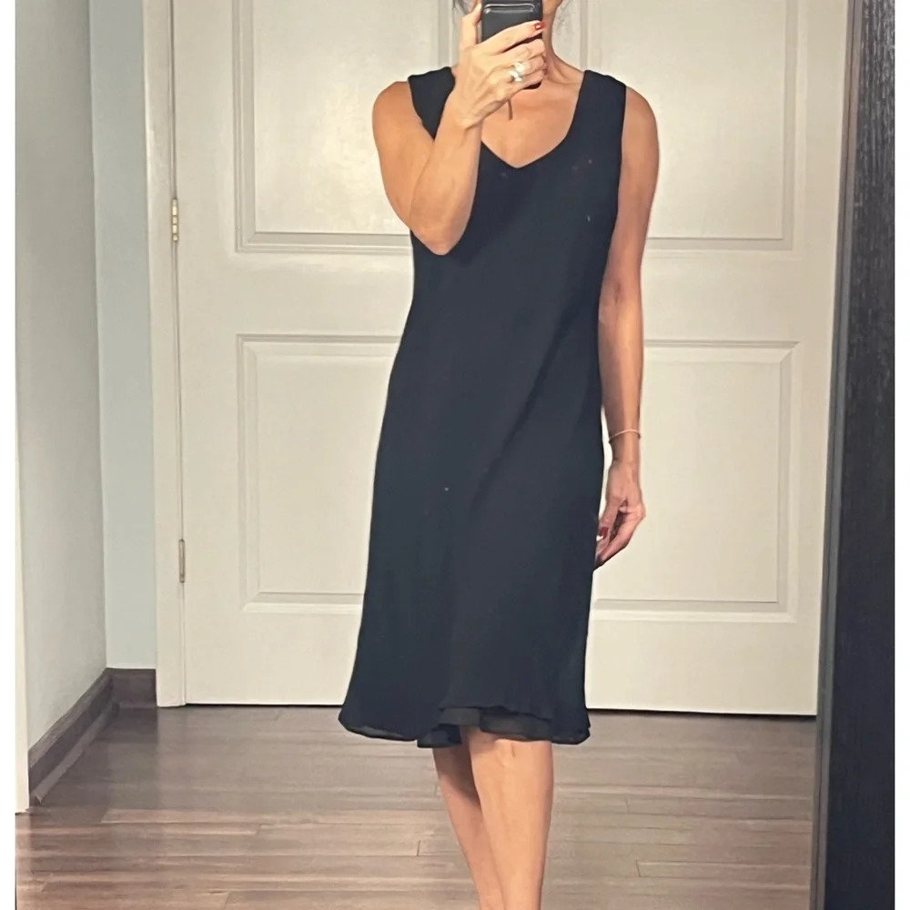 Simply Silk 100% silk midi slip dress size M - Picture 3 of 11